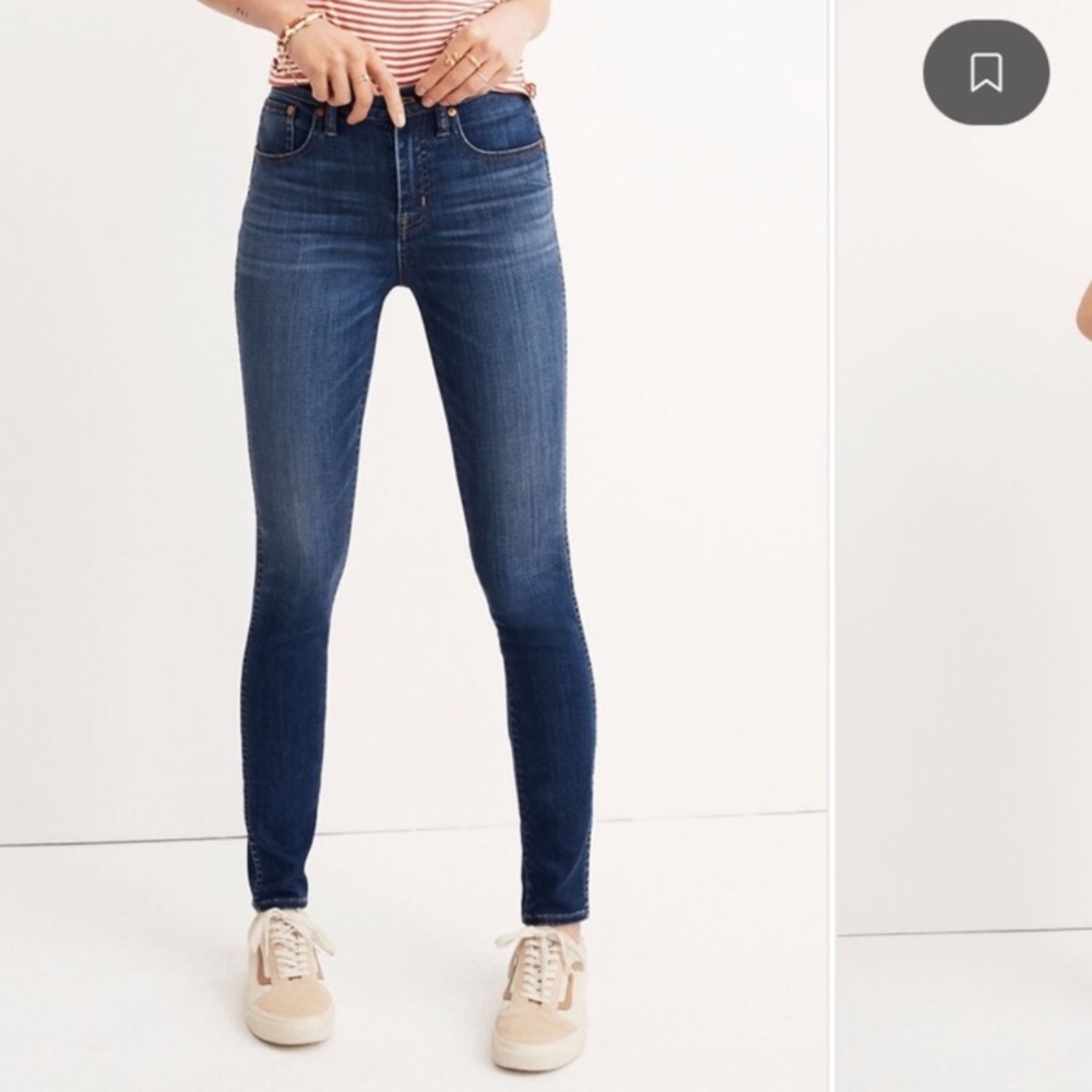 Madewell High-Rise 10” Skinny Rise Sz 24 Jeans